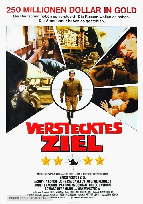 Brass Target - German Movie Poster
