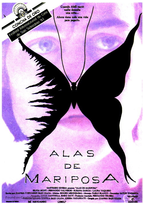 Alas de mariposa - Spanish poster