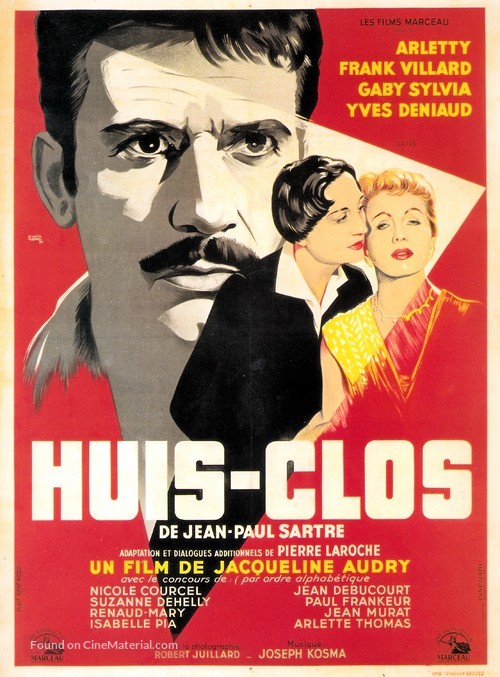 Huis clos - French Movie Poster
