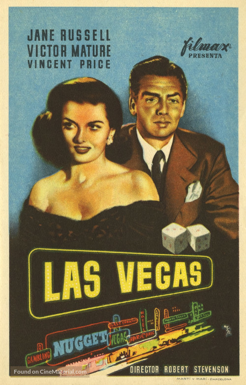 The Las Vegas Story - Spanish Movie Poster