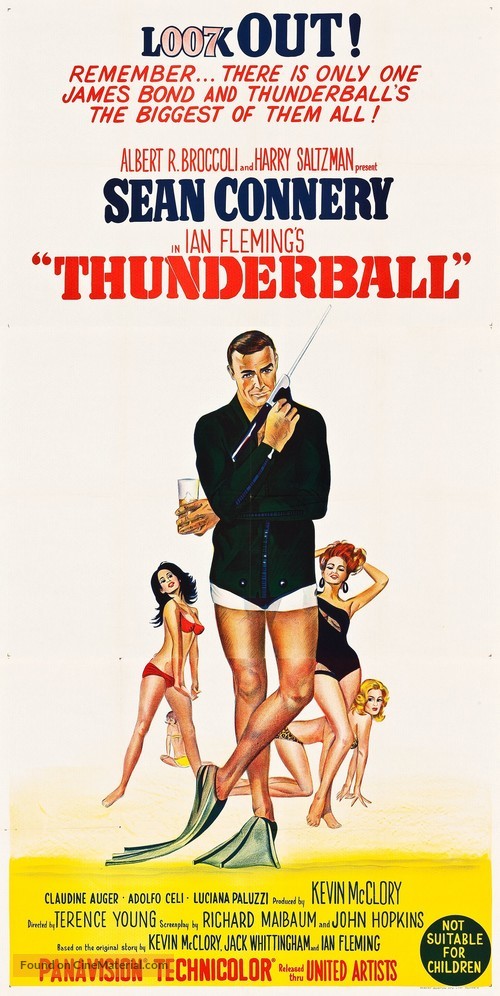 Thunderball - Australian Movie Poster