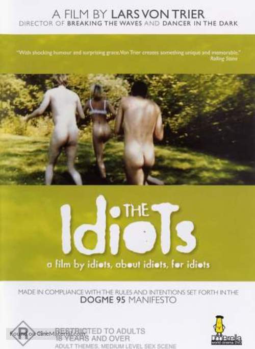 Idioterne - Australian DVD movie cover