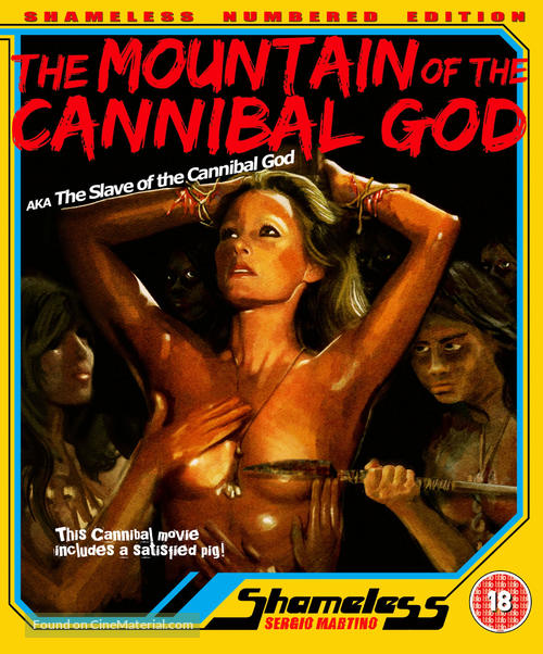 La montagna del dio cannibale - British Blu-Ray movie cover