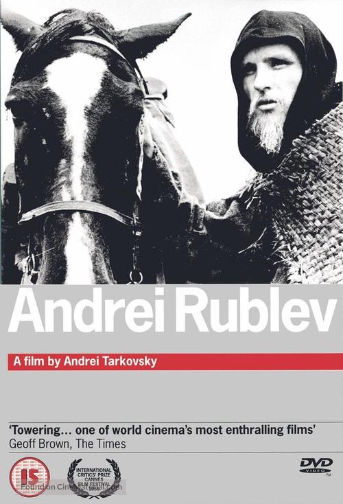 Andrey Rublyov - British DVD movie cover