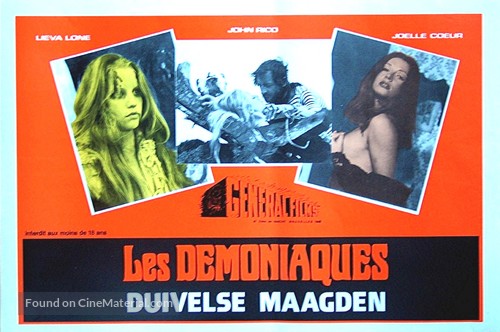 Les d&egrave;moniaques - Belgian Movie Poster
