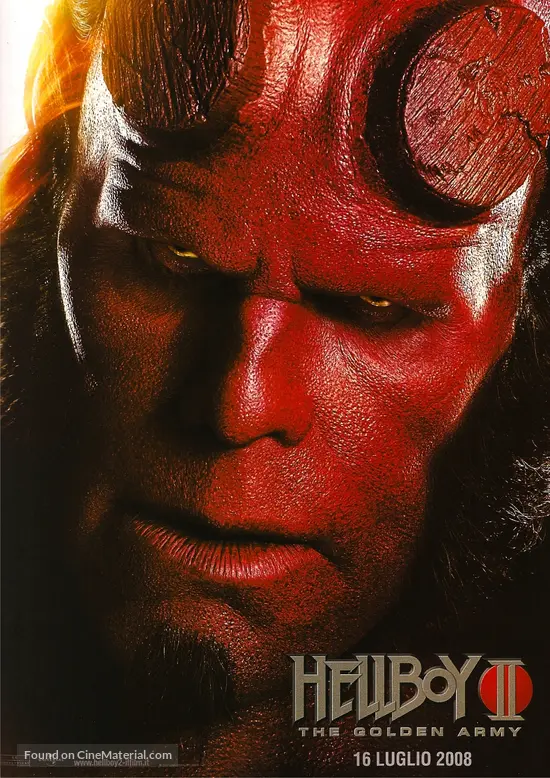 Hellboy II: The Golden Army - Italian Movie Poster