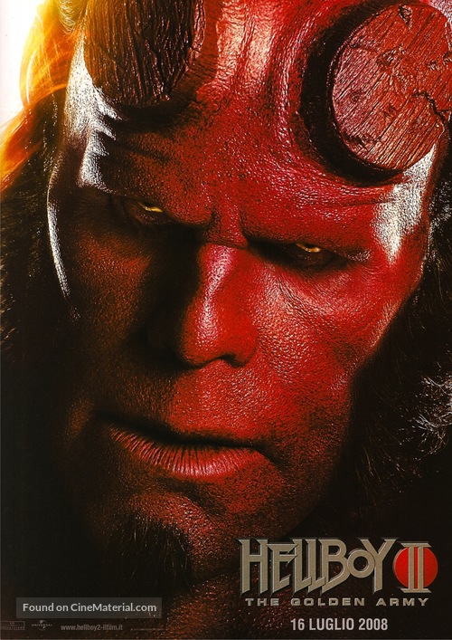 Hellboy II: The Golden Army - Italian Movie Poster