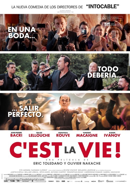 Le sens de la f&ecirc;te - Spanish Movie Poster