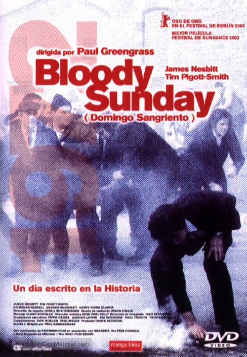 Bloody Sunday - Spanish DVD movie cover