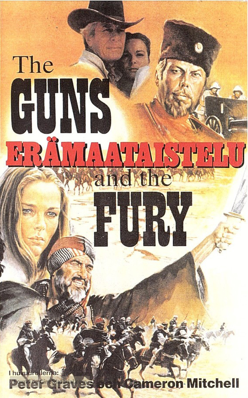 The Guns and the Fury - Finnish VHS movie cover