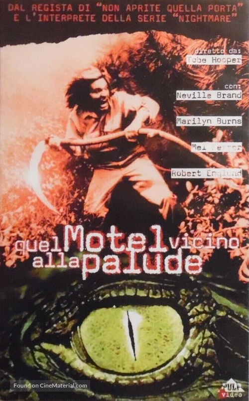 Eaten Alive - Italian VHS movie cover