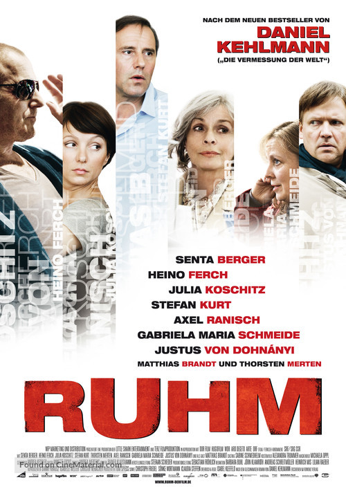 Ruhm - German Movie Poster