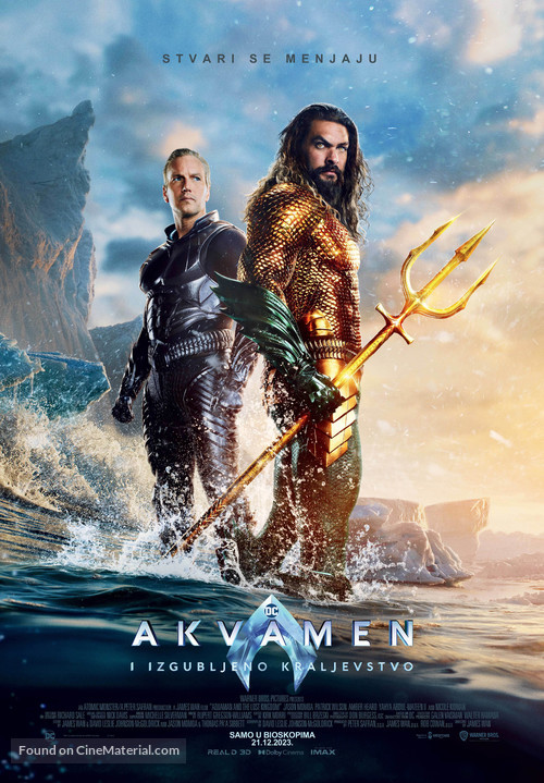 Aquaman and the Lost Kingdom - Serbian Movie Poster