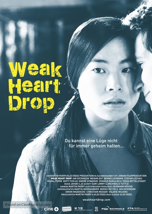 Weak Heart Drop - German Movie Poster