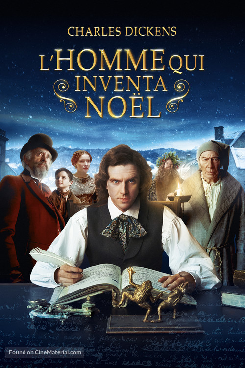 The Man Who Invented Christmas - French Movie Cover