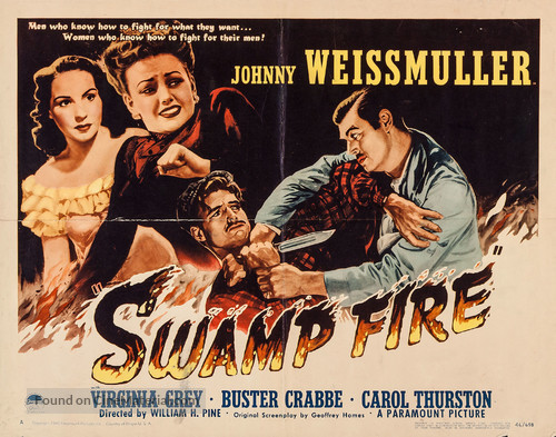 Swamp Fire - Theatrical movie poster
