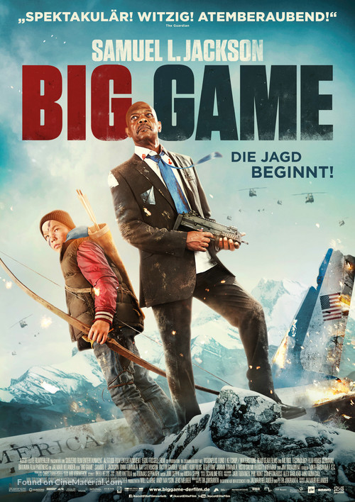 Big Game - German Movie Poster