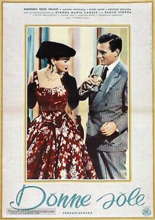 Donne sole - Italian Movie Poster