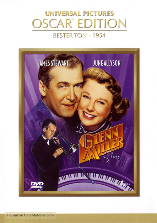 The Glenn Miller Story - German DVD movie cover