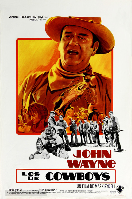 The Cowboys - Belgian Movie Poster