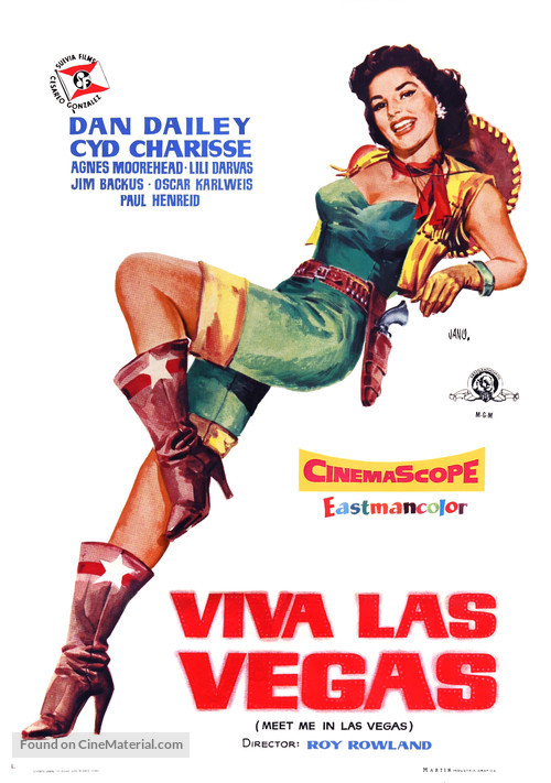 Meet Me in Las Vegas - Spanish Movie Poster