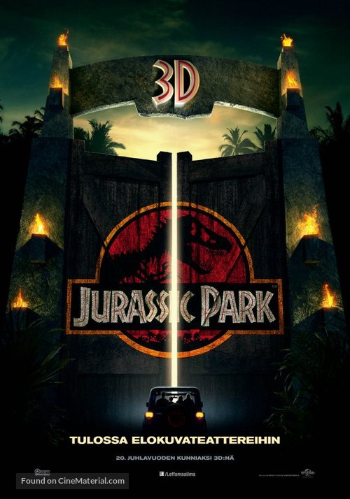 Jurassic Park - Finnish Movie Poster