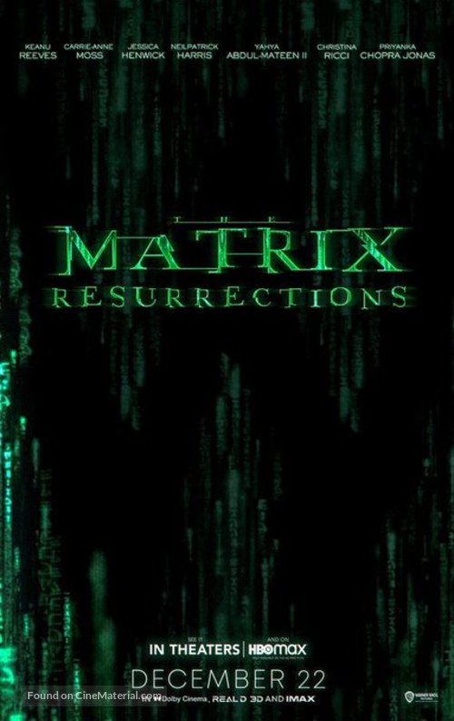 The Matrix Resurrections - Movie Poster