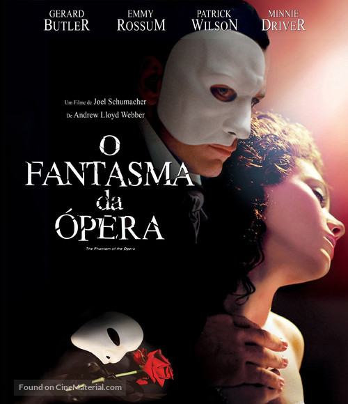 The Phantom Of The Opera - Brazilian Movie Cover