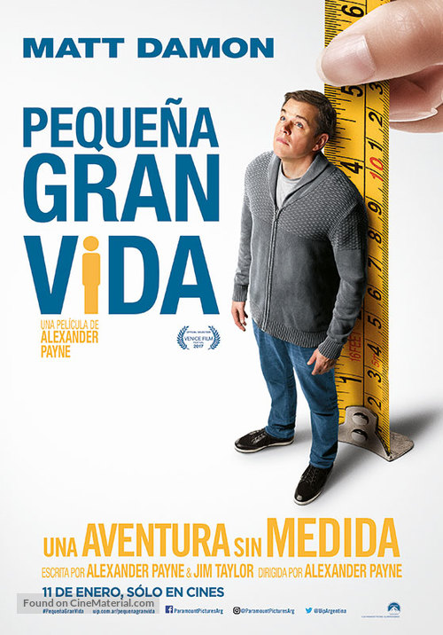Downsizing - Argentinian Movie Poster