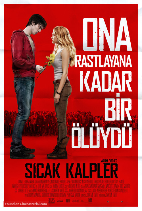 Warm Bodies - Turkish Movie Poster