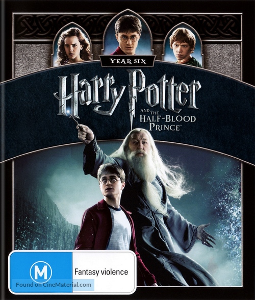 Harry Potter and the Half-Blood Prince - Australian Blu-Ray movie cover