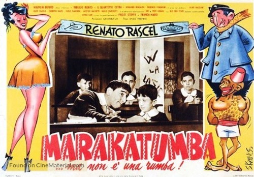 Maracatumba... ma non &egrave; una rumba - Italian Movie Poster