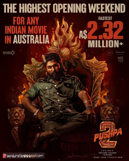 Pushpa: The Rule - Part 2 - Australian Movie Poster