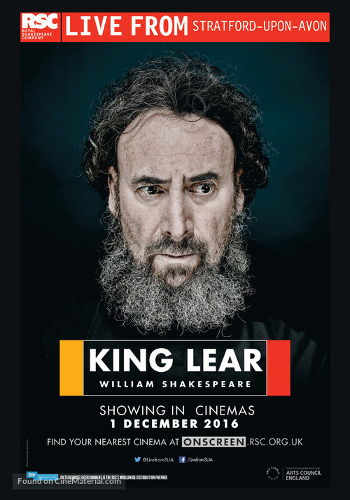 Royal Shakespeare Company: King Lear - New Zealand Movie Poster
