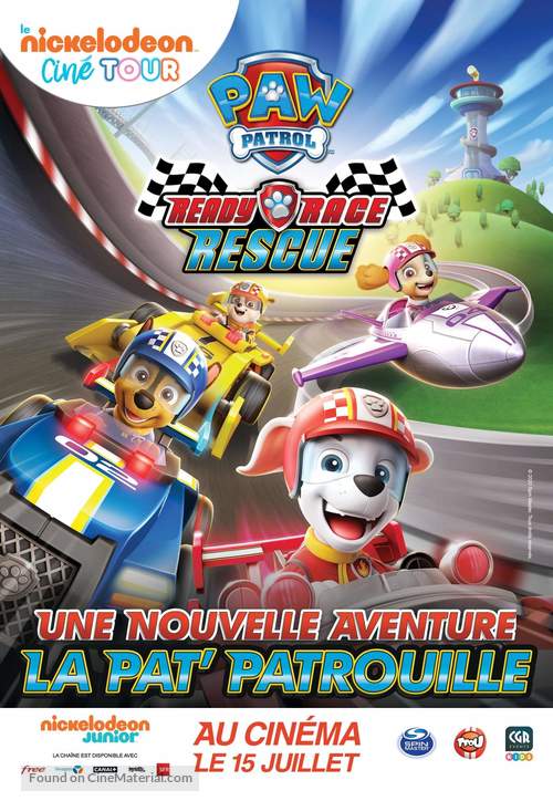 Paw Patrol: Ready, Race, Rescue! - French Movie Poster