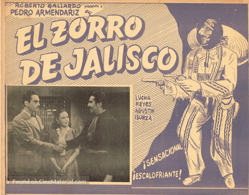 El Zorro de Jalisco - Mexican Movie Poster