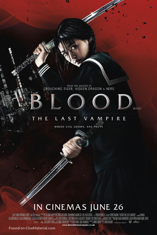 Blood: The Last Vampire - British Movie Poster