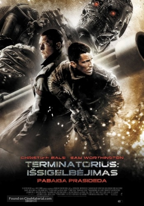 Terminator Salvation - Lithuanian Movie Poster