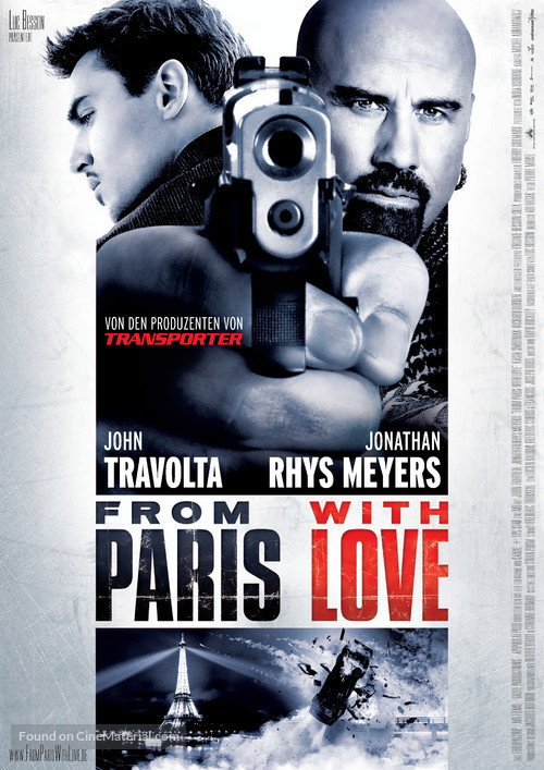 From Paris with Love - German Movie Poster