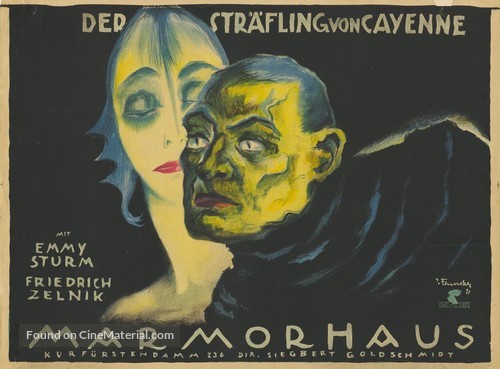 Der Str&auml;fling von Cayenne - German Movie Poster