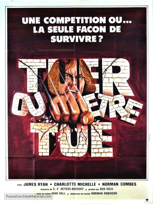 Kill or Be Killed - French Movie Poster