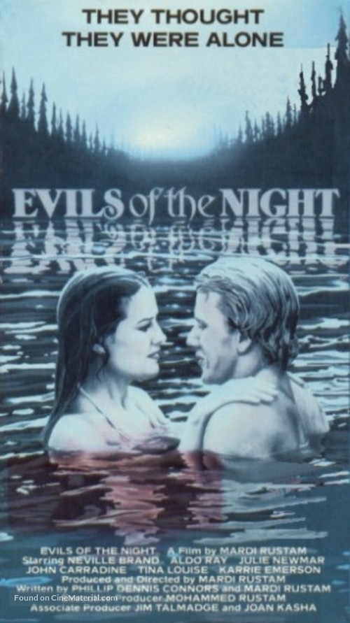 Evils of the Night - VHS movie cover