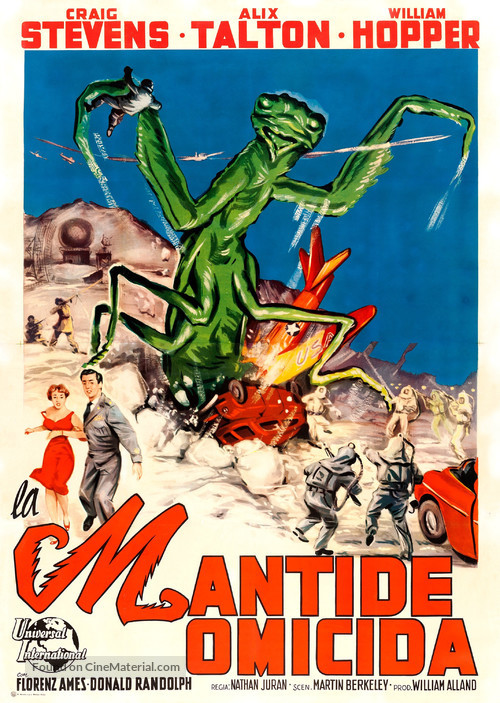 The Deadly Mantis - Italian Movie Poster