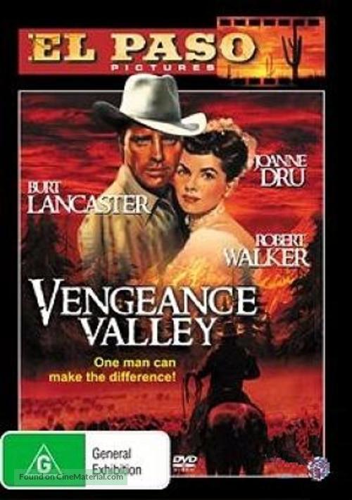Vengeance Valley - Australian DVD movie cover