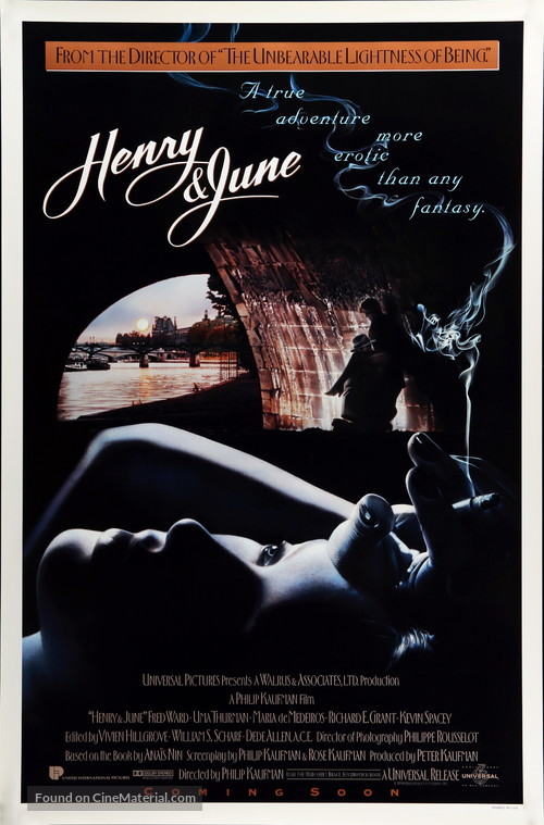 Henry &amp; June - Movie Poster