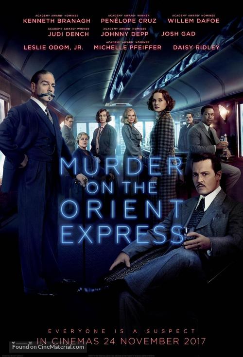 Murder on the Orient Express - South African Movie Poster