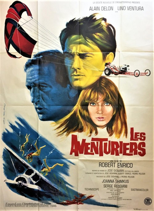 Les aventuriers - French Movie Poster