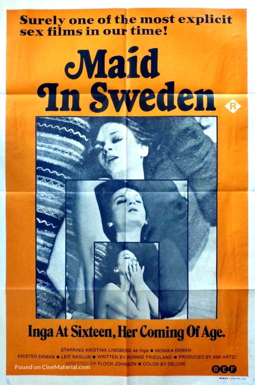 Maid in Sweden - Australian Movie Poster