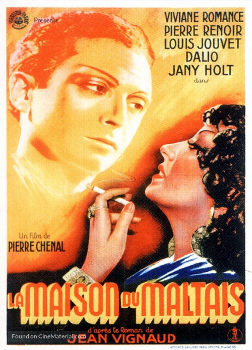 La maison du Maltais - French Movie Poster