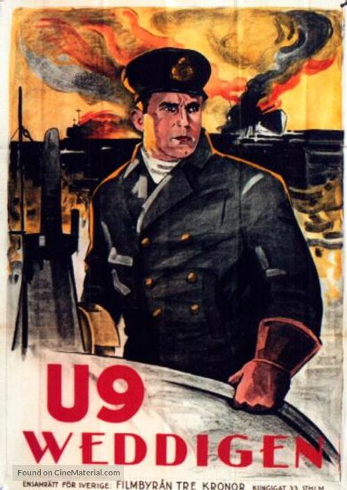 U 9 Weddigen - Swedish Movie Poster